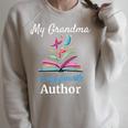 My Grandma Is My Favorite Author For Book Lovers Raglan Sleeve Sweatshirt Heather Forest