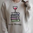 GROUP THERAPY Book Club Raglan Sleeve Sweatshirt Heather Forest