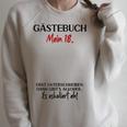 Guest Book 18th Birthday Guest List 18 Years Girl Boy Raglan Sleeve Sweatshirt Heather Forest