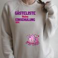 Guest List First Day At School Guest Book First Class Raglan Sleeve Sweatshirt Heather Forest