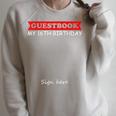 Guestbook My 16th Birthday Raglan Sleeve Sweatshirt Heather Forest Guestbook My 16th Birthday Raglan Sleeve Sweatshirt Heather Forest