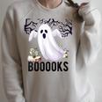 Halloween Teacher Librarian Books Reading Ghost Pun BOOOOKS For Men Women Kids Raglan Sleeve Sweatshirt Heather Forest Halloween Teacher Librarian Books Reading Ghost Pun BOOOOKS For Men Women Kids Raglan Sleeve Sweatshirt Heather Forest