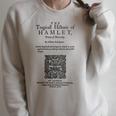 Hamlet Theatre Classical Literature Book Lover Raglan Sleeve Sweatshirt Heather Forest