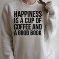 Happiness Is A Cup Of Coffee And A Good Book Reading Raglan Sleeve Sweatshirt Heather Forest Happiness Is A Cup Of Coffee And A Good Book Reading Raglan Sleeve Sweatshirt Heather Forest