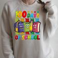 Happy 100 Day Of School Teacher Book 100 Days Of School Raglan Sleeve Sweatshirt Heather Forest Happy 100 Day Of School Teacher Book 100 Days Of School Raglan Sleeve Sweatshirt Heather Forest