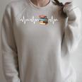 Heartbeat Book Raglan Sleeve Sweatshirt Heather Forest