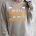 HEMA Book Club With Sword Fighting Raglan Sleeve Sweatshirt Heather Forest HEMA Book Club With Sword Fighting Raglan Sleeve Sweatshirt Heather Forest
