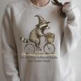 On My Way To Hoard Books And Cause Chaos Raglan Sleeve Sweatshirt Heather Forest
