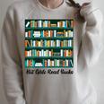 Hot Girl Read Books Raglan Sleeve Sweatshirt Heather Forest