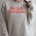 Hot Girls Read Books For Book Lovers Raglan Sleeve Sweatshirt Heather Forest Hot Girls Read Books For Book Lovers Raglan Sleeve Sweatshirt Heather Forest