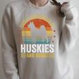 Huskies And Books Husky Mom Husky Dad Retro Vintage Reading Raglan Sleeve Sweatshirt Heather Forest Huskies And Books Husky Mom Husky Dad Retro Vintage Reading Raglan Sleeve Sweatshirt Heather Forest