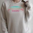 I'd Rather Be Books Reading Bookworm Nerd Librarian Reader Raglan Sleeve Sweatshirt Heather Forest