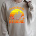I'd Rather Be Reading Retro Book Lover Bookworm Raglan Sleeve Sweatshirt Heather Forest I'd Rather Be Reading Retro Book Lover Bookworm Raglan Sleeve Sweatshirt Heather Forest