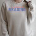 I'd Rather Be Reading Retro Bookish Book Lover Raglan Sleeve Sweatshirt Heather Forest I'd Rather Be Reading Retro Bookish Book Lover Raglan Sleeve Sweatshirt Heather Forest