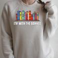 I'm With The Banned Books I Read Books Book Lovers Raglan Sleeve Sweatshirt Heather Forest I'm With The Banned Books I Read Books Book Lovers Raglan Sleeve Sweatshirt Heather Forest