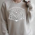 I'm With The Banned Fight Book Bans Reader Activist Reading Raglan Sleeve Sweatshirt Heather Forest I'm With The Banned Fight Book Bans Reader Activist Reading Raglan Sleeve Sweatshirt Heather Forest
