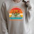 I'm Not Addicted To Reading Book Flower Vintage Quote Raglan Sleeve Sweatshirt Heather Forest