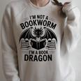 I'm Not a Bookworm I'm a Book Dragon For Fantasy Lovers Premium Tri-Blend Raglan Sleeve Sweatshirt Heather Forest I'm Not a Bookworm I'm a Book Dragon For Fantasy Lovers Premium Tri-Blend Raglan Sleeve Sweatshirt Heather Forest