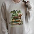 I'm Not A Bookworm I'm A Book Dragon Literary Dragon Reader Raglan Sleeve Sweatshirt Heather Forest I'm Not A Bookworm I'm A Book Dragon Literary Dragon Reader Raglan Sleeve Sweatshirt Heather Forest