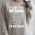 I'm Not Going Book Enthusiast Raglan Sleeve Sweatshirt Heather Forest