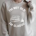 I'm Not Old I'm Classic Antique Book Lovers & Women's Raglan Sleeve Sweatshirt Heather Forest