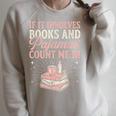 If It Involves Books & Pajamas Count Me In Cute Pajama Night Raglan Sleeve Sweatshirt Heather Forest