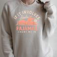 If It Involves Books And Pajamas Count Me In Book Reading Raglan Sleeve Sweatshirt Heather Forest