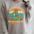 If It Involves Dragon And Books Count Me In Shirts Sarcastic Raglan Sleeve Sweatshirt Heather Forest