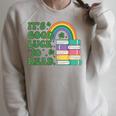 IT S Good Luck To Read Book Lover Raglan Sleeve Sweatshirt Heather Forest IT S Good Luck To Read Book Lover Raglan Sleeve Sweatshirt Heather Forest