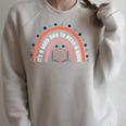It’s a Good Day To Read a Book Bookworm Book Lovers Rainbow Raglan Sleeve Sweatshirt Heather Forest