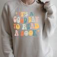 It's a Good Day To Read a Book Lover Reader Writer Bookworm Raglan Sleeve Sweatshirt Heather Forest
