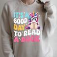 It's a Good Day To Read a Book World Book Day Costume Kids Raglan Sleeve Sweatshirt Heather Forest