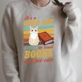 It's A Good Day To Read Books And Pet Cats Literary Quote Raglan Sleeve Sweatshirt Heather Forest It's A Good Day To Read Books And Pet Cats Literary Quote Raglan Sleeve Sweatshirt Heather Forest