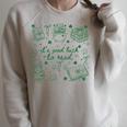 It's Good Luck To Read St Patrick's Day Book Lover Bookish Raglan Sleeve Sweatshirt Heather Forest