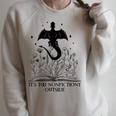 It's Too Nonfiction Outside Dragon Bookish In My Fantasy Era Raglan Sleeve Sweatshirt Heather Forest