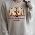 It’s Too Nonfictiony Outside Fantasy Fictional Book Lover Raglan Sleeve Sweatshirt Heather Forest It’s Too Nonfictiony Outside Fantasy Fictional Book Lover Raglan Sleeve Sweatshirt Heather Forest