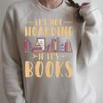 It's Not Hoarding If It's Books Reading Book Lover Raglan Sleeve Sweatshirt Heather Forest It's Not Hoarding If It's Books Reading Book Lover Raglan Sleeve Sweatshirt Heather Forest