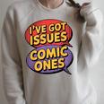 I'Ve Got Issues The Comic Book Kind Collector Raglan Sleeve Sweatshirt Heather Forest I'Ve Got Issues The Comic Book Kind Collector Raglan Sleeve Sweatshirt Heather Forest