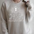 Jane Austen & Mr Darcy Book Club Fans Quotes Collectors Raglan Sleeve Sweatshirt Heather Forest