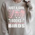 Just a Girl Who Loves Birds And Books Read Book Librarian Raglan Sleeve Sweatshirt Heather Forest Just a Girl Who Loves Birds And Books Read Book Librarian Raglan Sleeve Sweatshirt Heather Forest