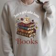 Just a Girl Who Loves Books Aesthetic Bookworm Library Art Raglan Sleeve Sweatshirt Heather Forest Just a Girl Who Loves Books Aesthetic Bookworm Library Art Raglan Sleeve Sweatshirt Heather Forest