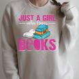 Just a Girl Who Loves Books Book Lover Reader Bookworm Raglan Sleeve Sweatshirt Heather Forest Just a Girl Who Loves Books Book Lover Reader Bookworm Raglan Sleeve Sweatshirt Heather Forest