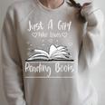 Just A Girl Who Loves Books Book Lovers Raglan Sleeve Sweatshirt Heather Forest Just A Girl Who Loves Books Book Lovers Raglan Sleeve Sweatshirt Heather Forest