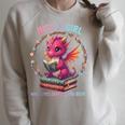 Just A Girl Who Loves Dragons And Books Reading Bookworm Raglan Sleeve Sweatshirt Heather Forest Just A Girl Who Loves Dragons And Books Reading Bookworm Raglan Sleeve Sweatshirt Heather Forest