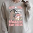 Just A Girl Who Loves Horses And Books Reading Animal Horse Raglan Sleeve Sweatshirt Heather Forest Just A Girl Who Loves Horses And Books Reading Animal Horse Raglan Sleeve Sweatshirt Heather Forest
