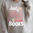 Just A Girl Who Loves Reading Books Book Nerd Librarian Raglan Sleeve Sweatshirt Heather Forest Just A Girl Who Loves Reading Books Book Nerd Librarian Raglan Sleeve Sweatshirt Heather Forest