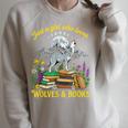 Just A Girl Who Loves Wolves And Books Howling Wolf Moon Raglan Sleeve Sweatshirt Heather Forest Just A Girl Who Loves Wolves And Books Howling Wolf Moon Raglan Sleeve Sweatshirt Heather Forest