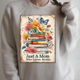 Just A Mom Who Loves Books Vintage Bookish Reader Raglan Sleeve Sweatshirt Heather Forest Just A Mom Who Loves Books Vintage Bookish Reader Raglan Sleeve Sweatshirt Heather Forest