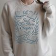 Just One More Chapter Blue Book Lover Reading Quote Raglan Sleeve Sweatshirt Heather Forest Just One More Chapter Blue Book Lover Reading Quote Raglan Sleeve Sweatshirt Heather Forest