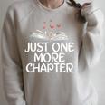 Just One More Chapter Book Reading Raglan Sleeve Sweatshirt Heather Forest Just One More Chapter Book Reading Raglan Sleeve Sweatshirt Heather Forest